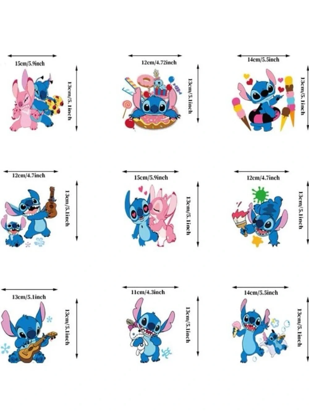 Lilo & Stitch Pink and Blue Table Centerpiece Decorations